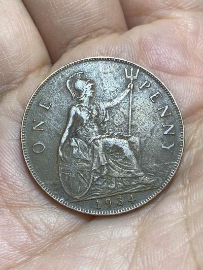 2026年第十六场(总第一百八十五场）外国好品散币场(免佣金) - 英国🇬🇧1934年1便士(乔治五世第三版)