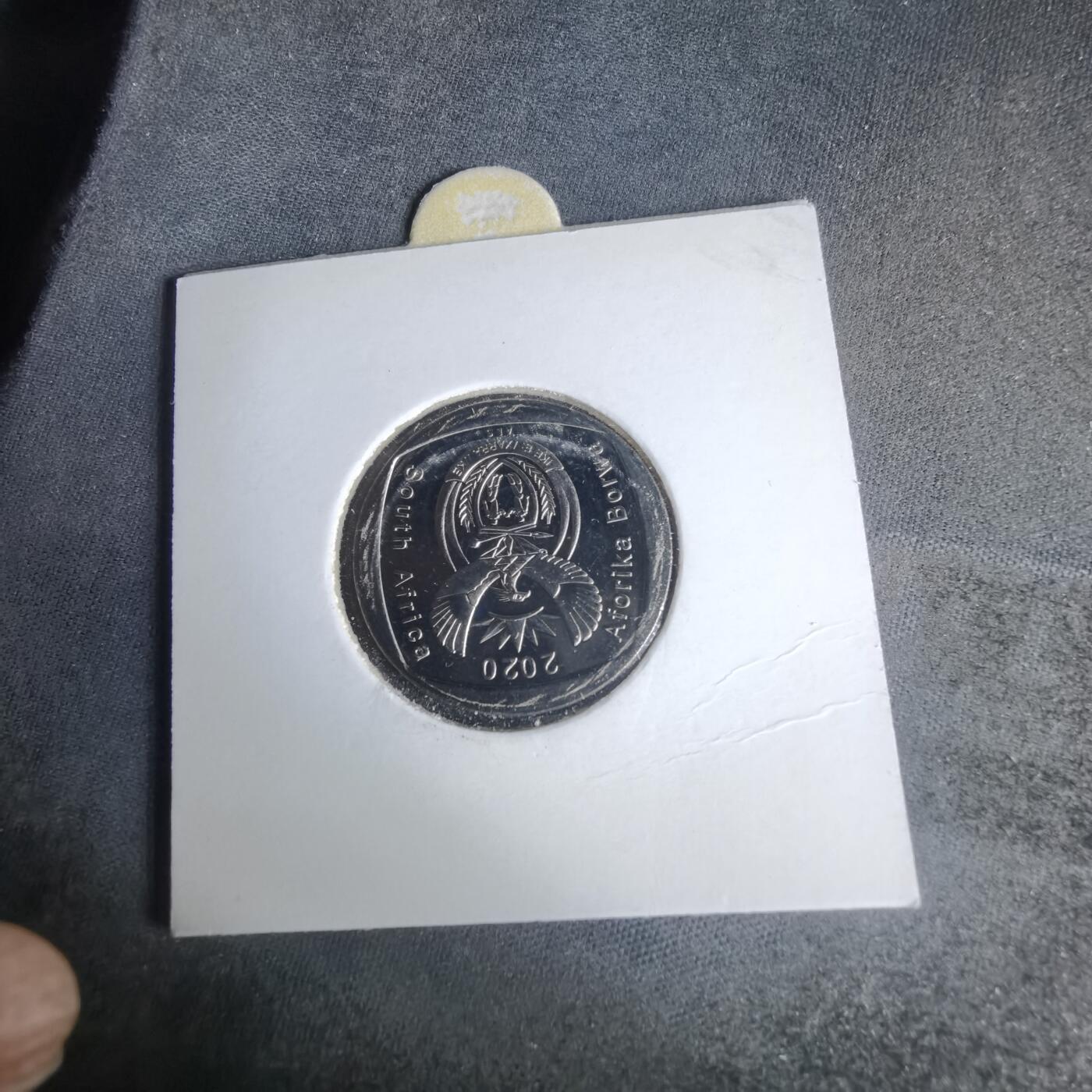 沼泽如烟--第981场 南非2020年2兰特纪念币