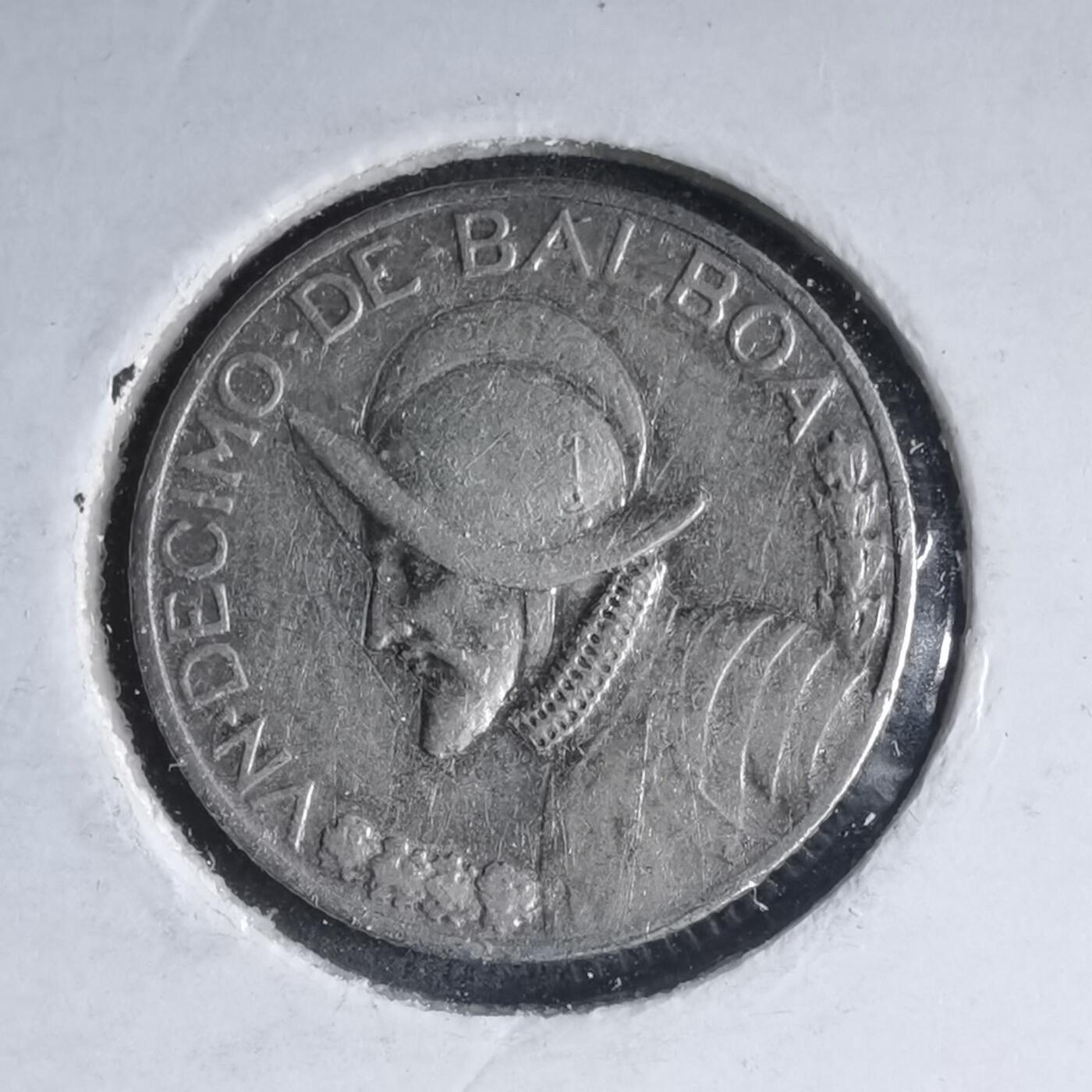 沼泽如烟--第981场 巴拿马1934年十分之一巴波亚银币2.5克九成银