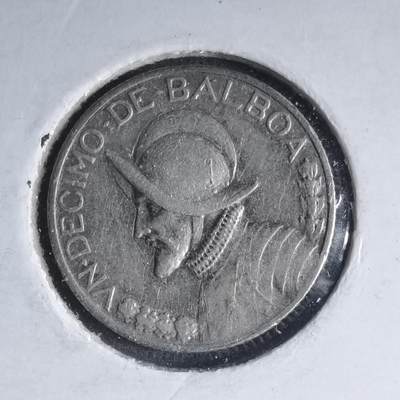 沼泽如烟--第981场 - 巴拿马1934年十分之一巴波亚银币2.5克九成银