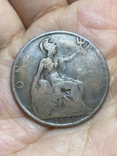 2026年第十六场(总第一百八十五场）外国好品散币场(免佣金) - 英国🇬🇧1907年1便士(爱德华七世时期)