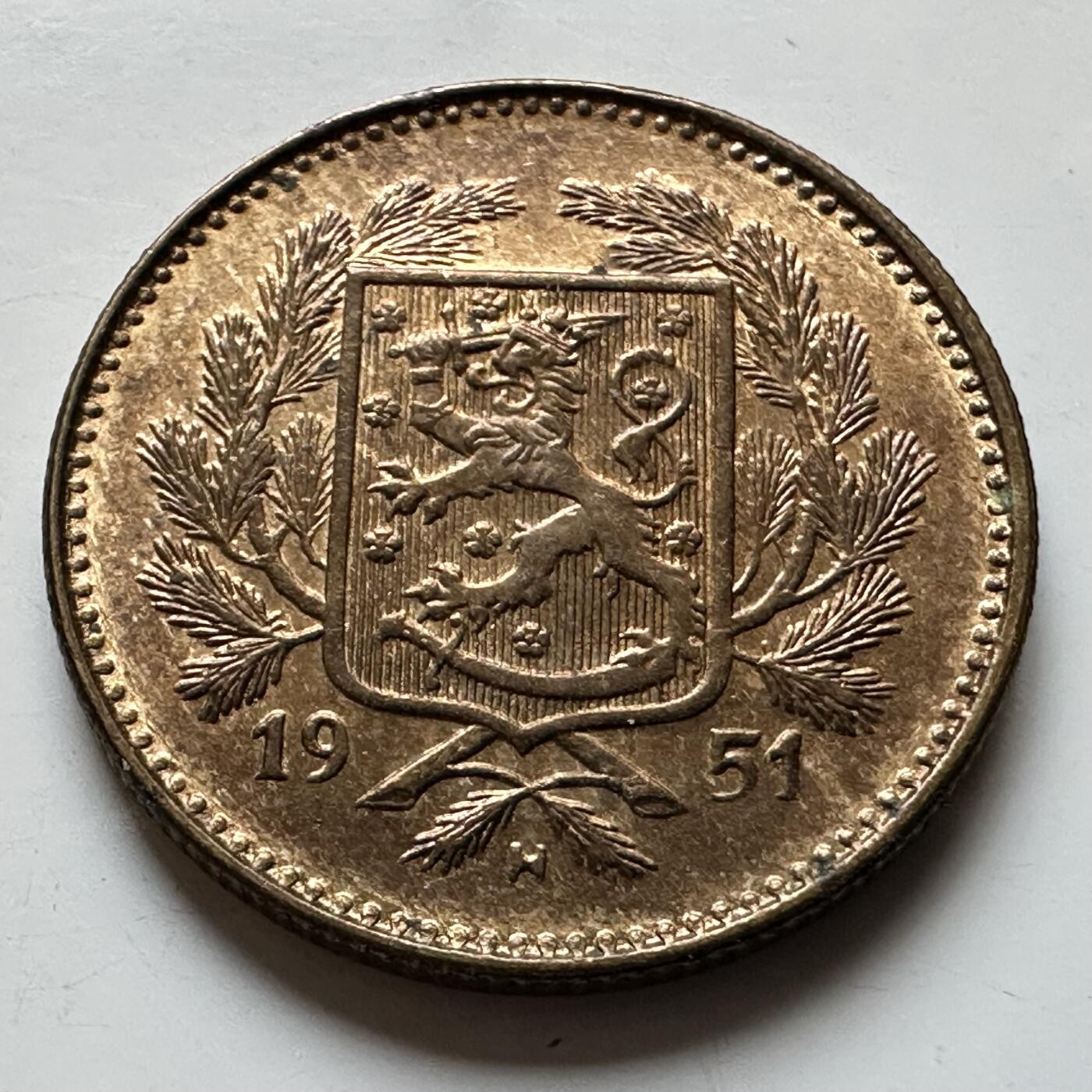 🌹外币初藏🌹🐯2026年第14场  每周二四六晚8️⃣点 接代拍 芬兰1951年五马克