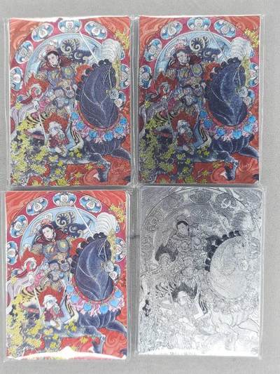 春节前倒数第二场！！龙虎卡牌-七四场（满200元包邮，无佣金，每周六结拍，欢迎送拍） - 全粗+全粗线稿+半粗+普卡 星宿文创 冯涛 - 生肖三娘第一弹 四工艺