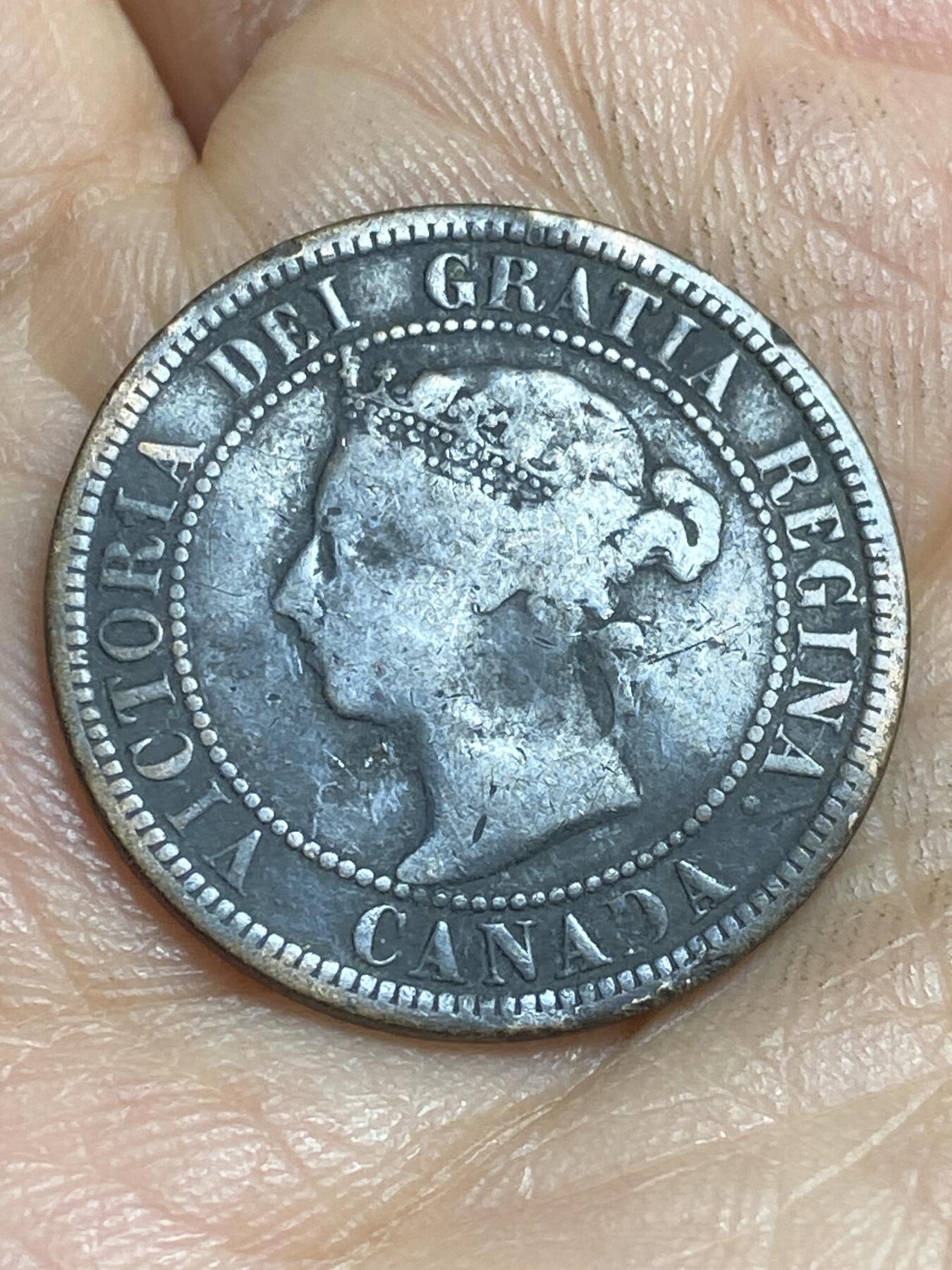 2026年第十六场(总第一百八十五场）外国好品散币场(免佣金) 加拿大🇨🇦1890年1分(维多利亚女王时期，H标喜敦厂造)