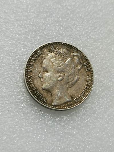 天下钱庄专场欢迎参拍 - 荷兰威廉敏娜加冕像一盾银币