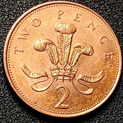 泉币菌-第180场- 精品福利场 - 英国2便士 威尔士皇冠25.9mm 