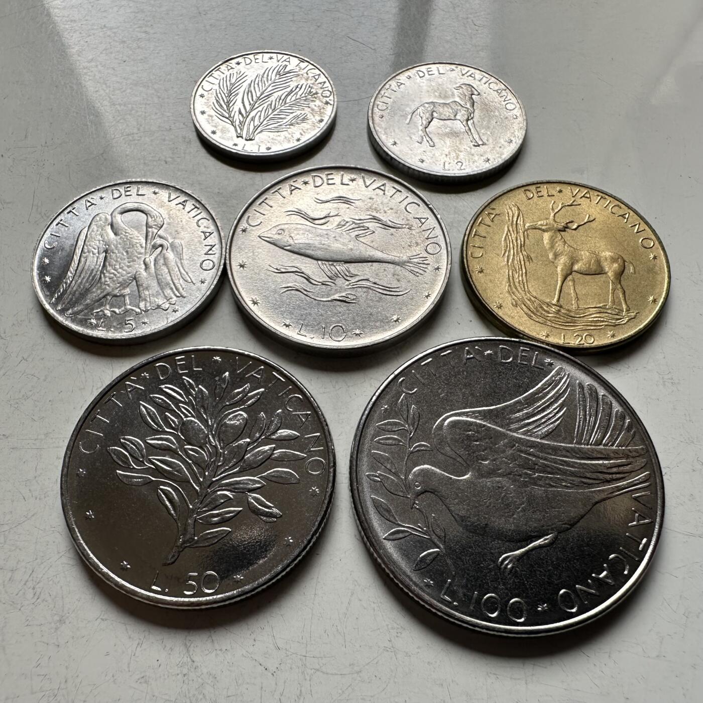 🌹外币初藏🌹🐯2026年第14场  每周二四六晚8️⃣点 接代拍 梵蒂冈1976年7枚套