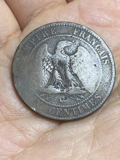 2026年第十六场(总第一百八十五场）外国好品散币场(免佣金) - 法兰西第二帝国1854年10生丁(拿破仑三世第一版，K标波尔多造)