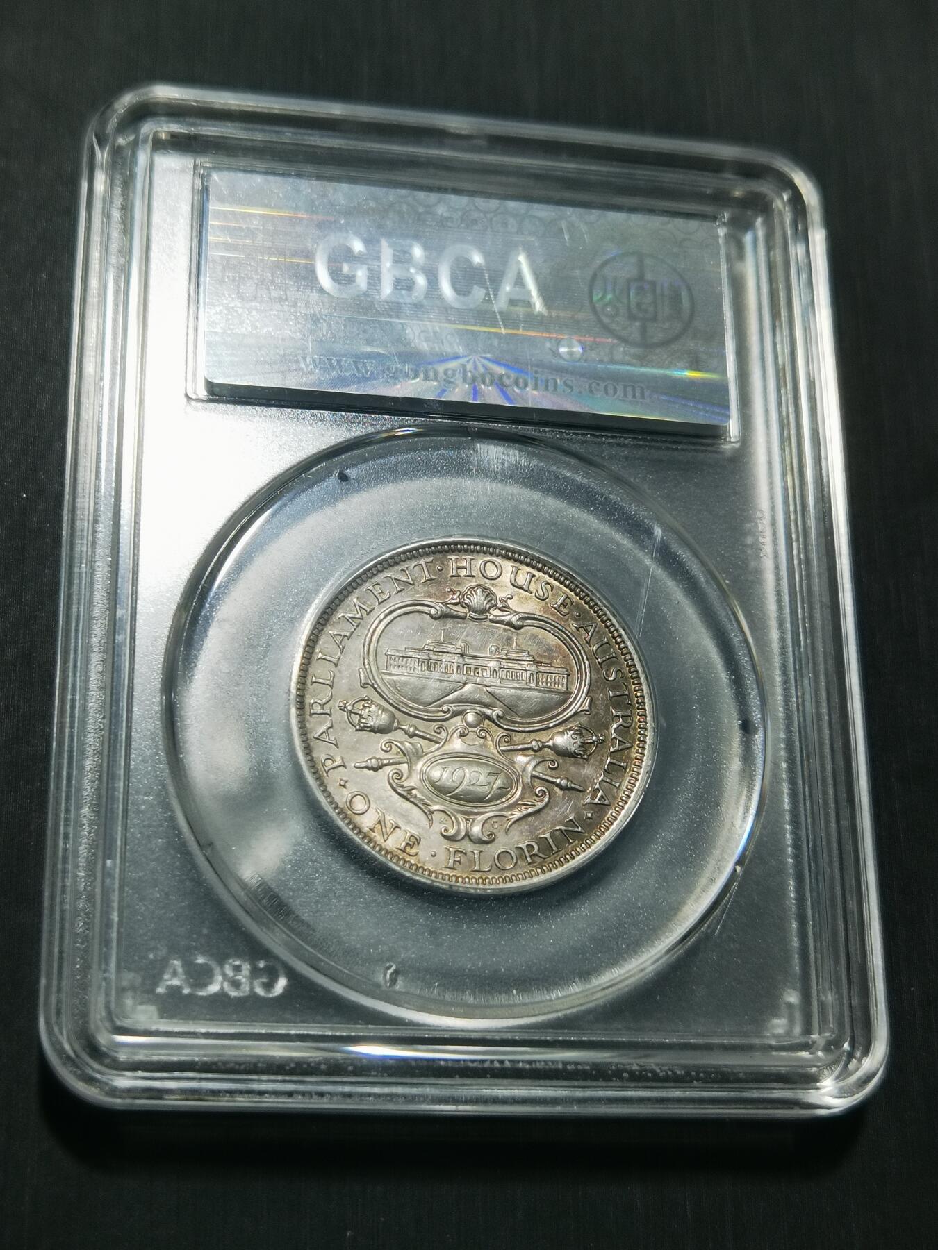 天下钱庄专场欢迎参拍 澳大利亚国会建成1弗罗林银币