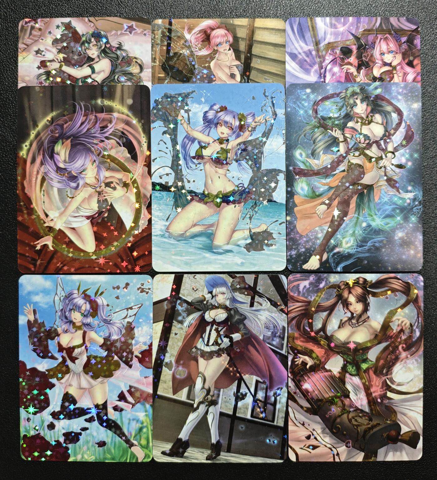 天玑星卡拍第168期《2.3周二截拍艺气风发》持续收拍收评中 满赠卡需备注 动漫美女 星光 九张 自制卡