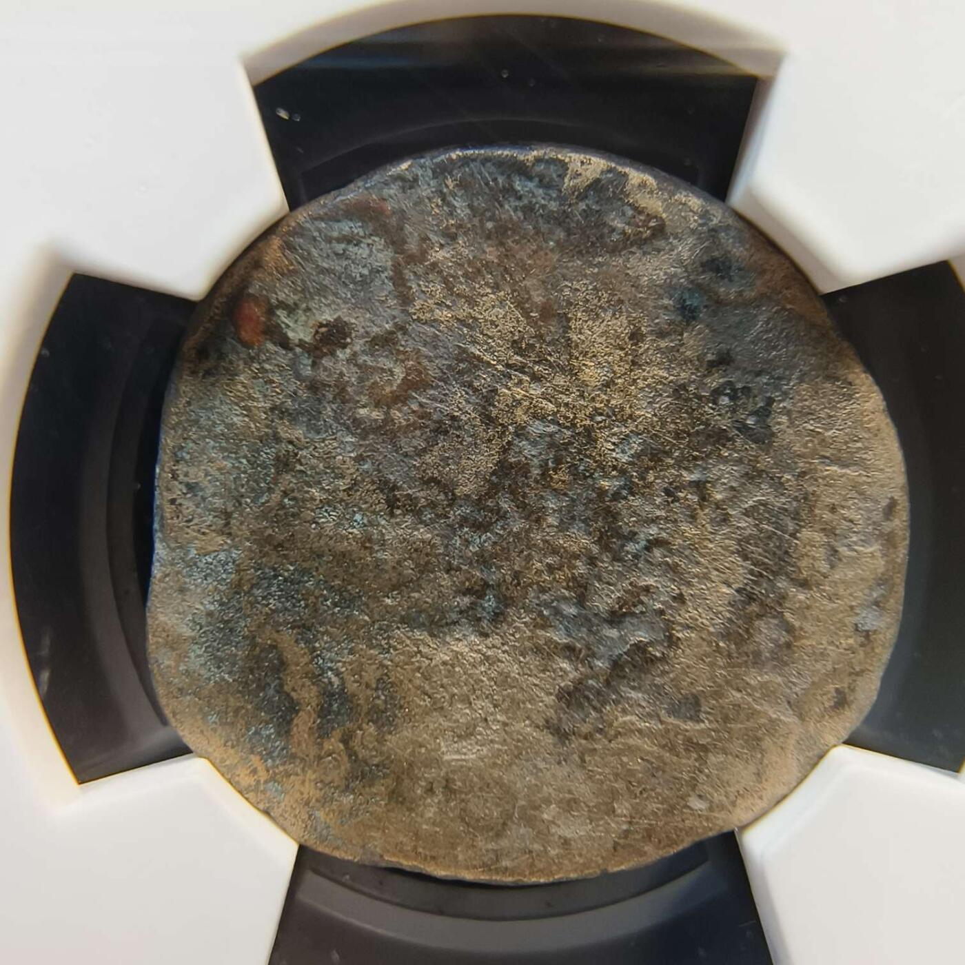 七河·世界币章矿标杂件每周小拍（总第36期）（周一结标） 少见（5）k640古花剌子模地区 阿夫里格王朝铜币 华夏评级VG10