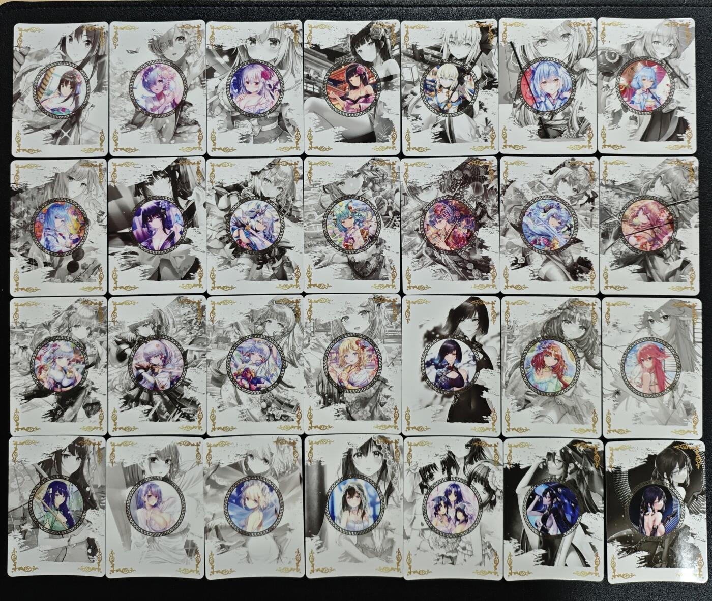 天玑星卡拍第167期《2.2周一截拍》持续收拍收评中 满赠卡需备注 动漫美女 钻闪 二十八张 自制卡