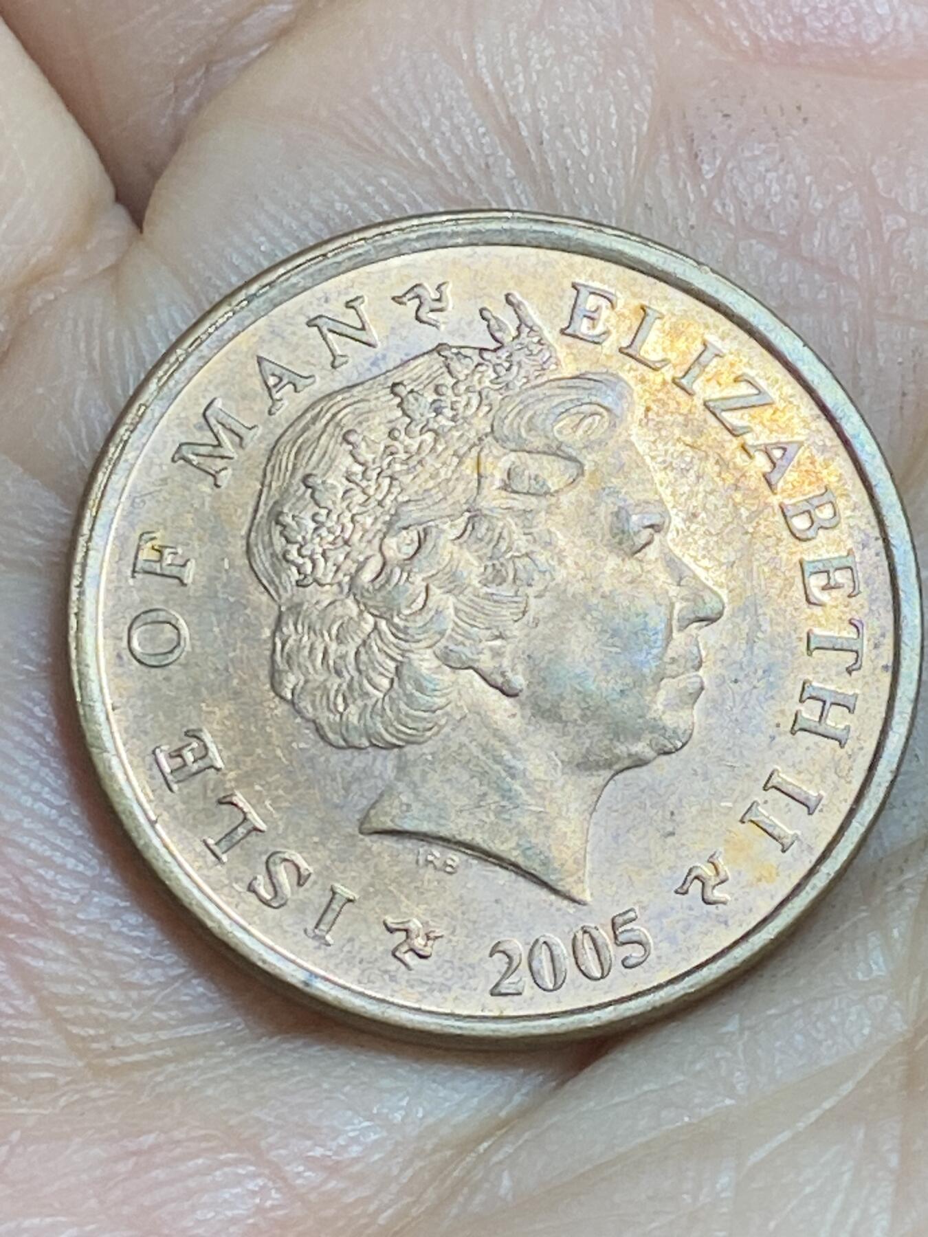 2026年第十六场(总第一百八十五场）外国好品散币场(免佣金) 英属马恩岛🇮🇲2005年2便士(伊丽莎白二世老年第三套)