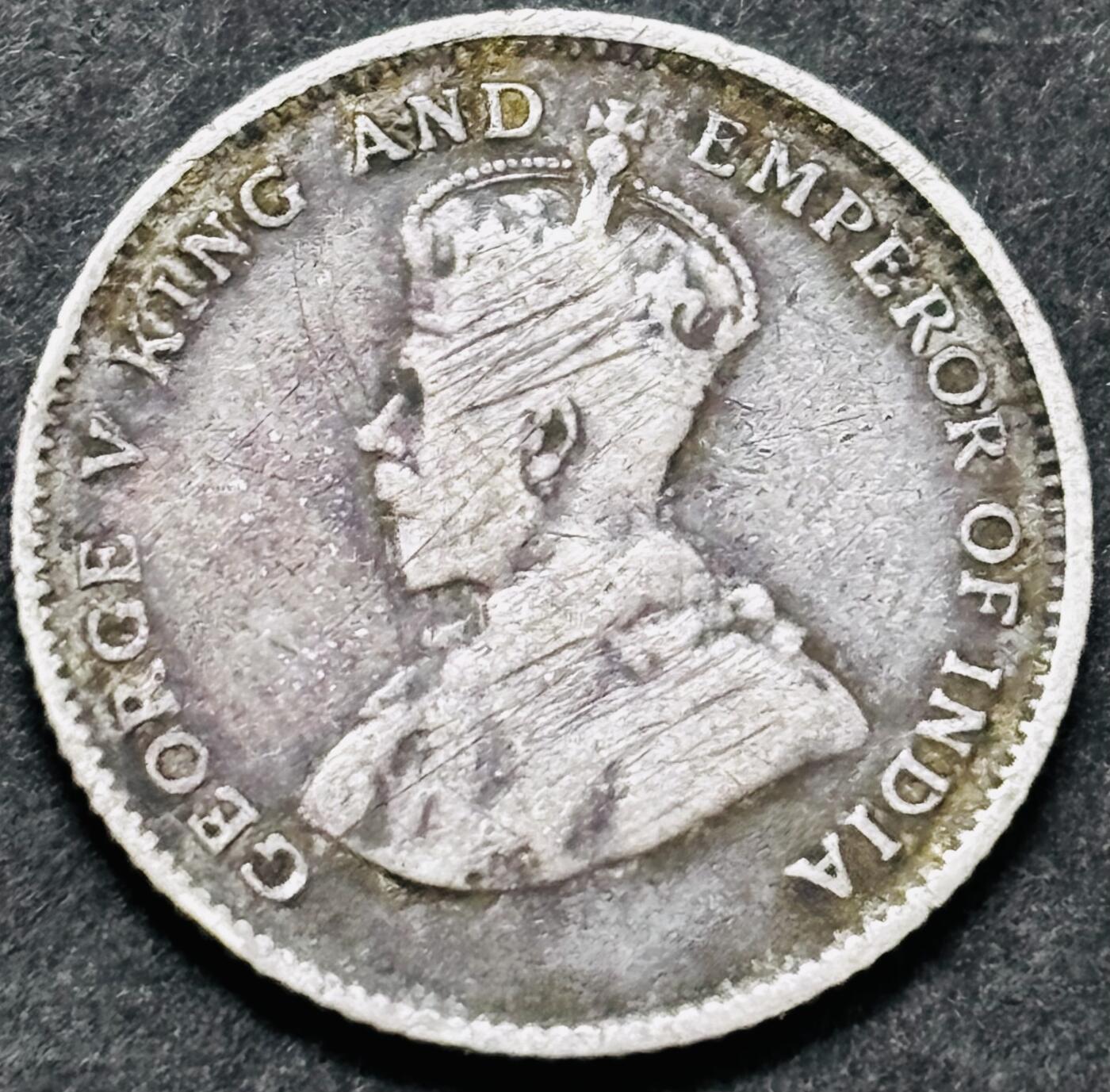 文馨钱币收藏 2026新年第五场（第 291 场）【长期接代拍品】 1926 年英属海峡乔治五世 10 分银币，2.7 克 600 银