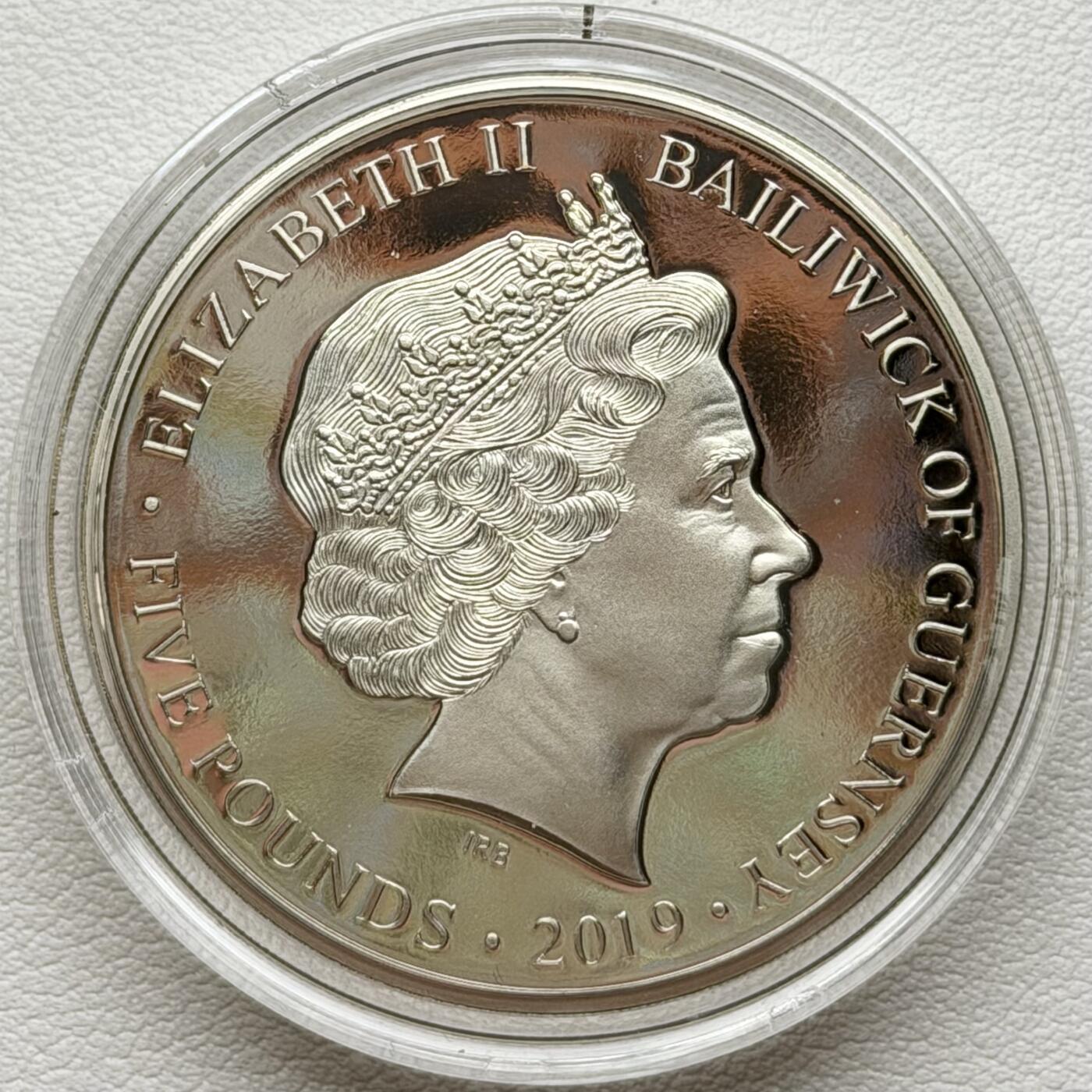 ＜星葵🌻钱币社＞散币克朗场第69期·2月3日发货 根西岛2019年诺曼底登陆24小时·21点20·野鸭行动5镑克朗型精制纪念币