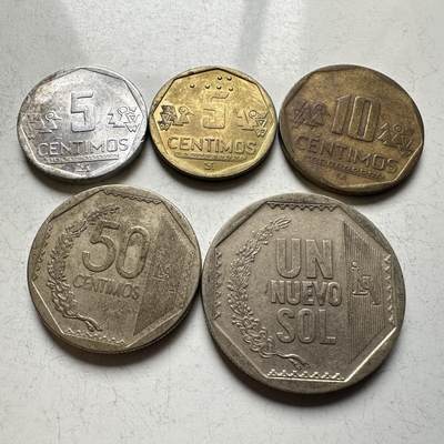 🌹外币初藏🌹🐯2026年第14场  每周二四六晚8️⃣点 接代拍 - 秘鲁5枚