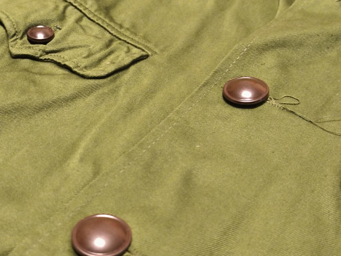 （店主清仓 大量自藏 制服徽章盛宴）罗岚⭐爱藏⭐甄选专拍第五场-分享拍场赚佣（实体经营） su-M65式陆兵棉布冬季上衣 过渡时期55版型门襟线 基本全新 2号大小适合175-180体态适中穿着