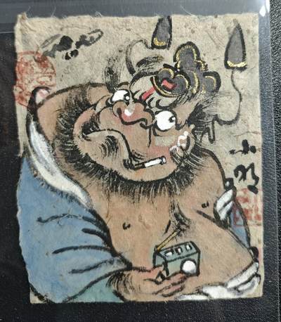 天玑星卡拍第167期《2.2周一截拍》持续收拍收评中 满赠卡需备注 - 【手绘卡纸】文森特艺术工作室 钟馗 手绘卡纸