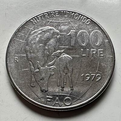 🌹外币初藏🌹🐯2026年第14场  每周二四六晚8️⃣点 接代拍 - 意大利1979年100里拉纪念币