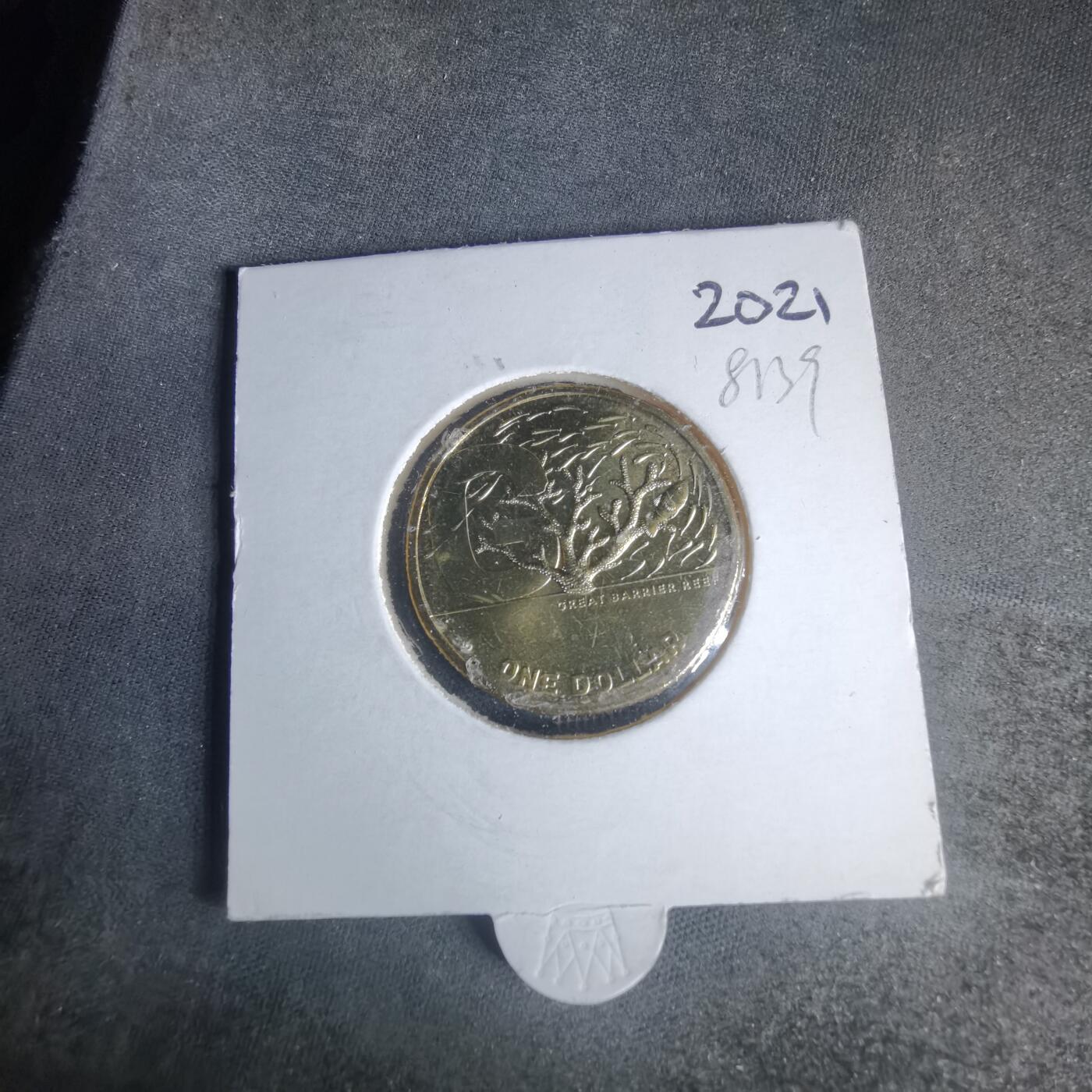 沼泽如烟--第981场 澳大利亚2021年一元纪念币