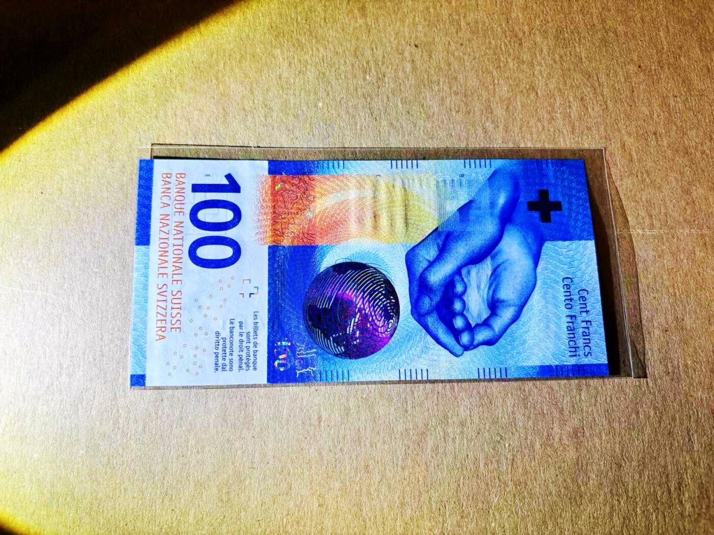 【Blue Auction】世界纸币精拍第781期——18级TOP拍卖/信誉/品质/专业/高效💫 瑞士 2018年100法郎 全新UNC