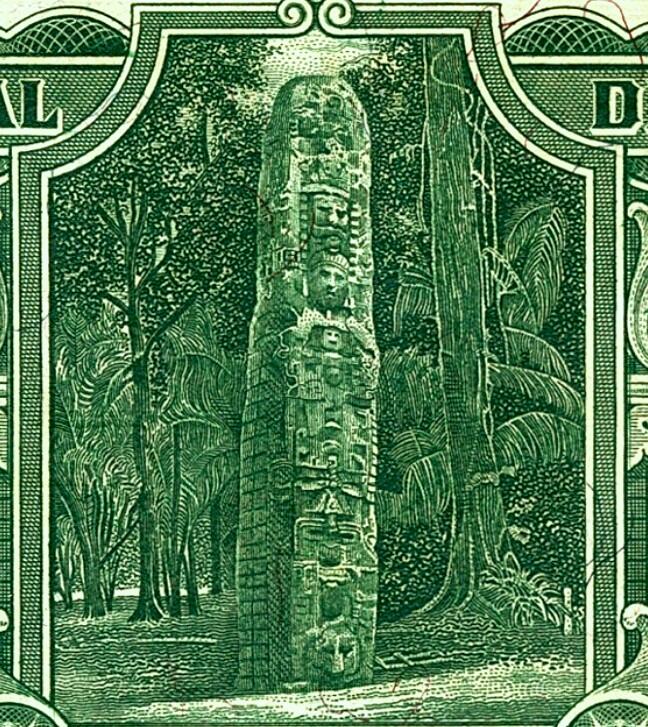 【Blue Auction】世界纸币精拍第781期——18级TOP拍卖/信誉/品质/专业/高效💫  【大涨品种】危地马拉 1934-42年1格查尔 W&S印制 清新唯美 PMG65EPQ 绝品 正面风景唯美 国鸟格查尔鸟（凤尾绿咬鹃）在古代玛雅和阿兹特克文明中被认为是羽蛇神的化身，象征着天国与灵魂，是一种受到尊崇的圣鸟，背面世界文化遗产基里瓜玛雅石柱 非常漂亮的一张纸币 顶级高分 值得收藏