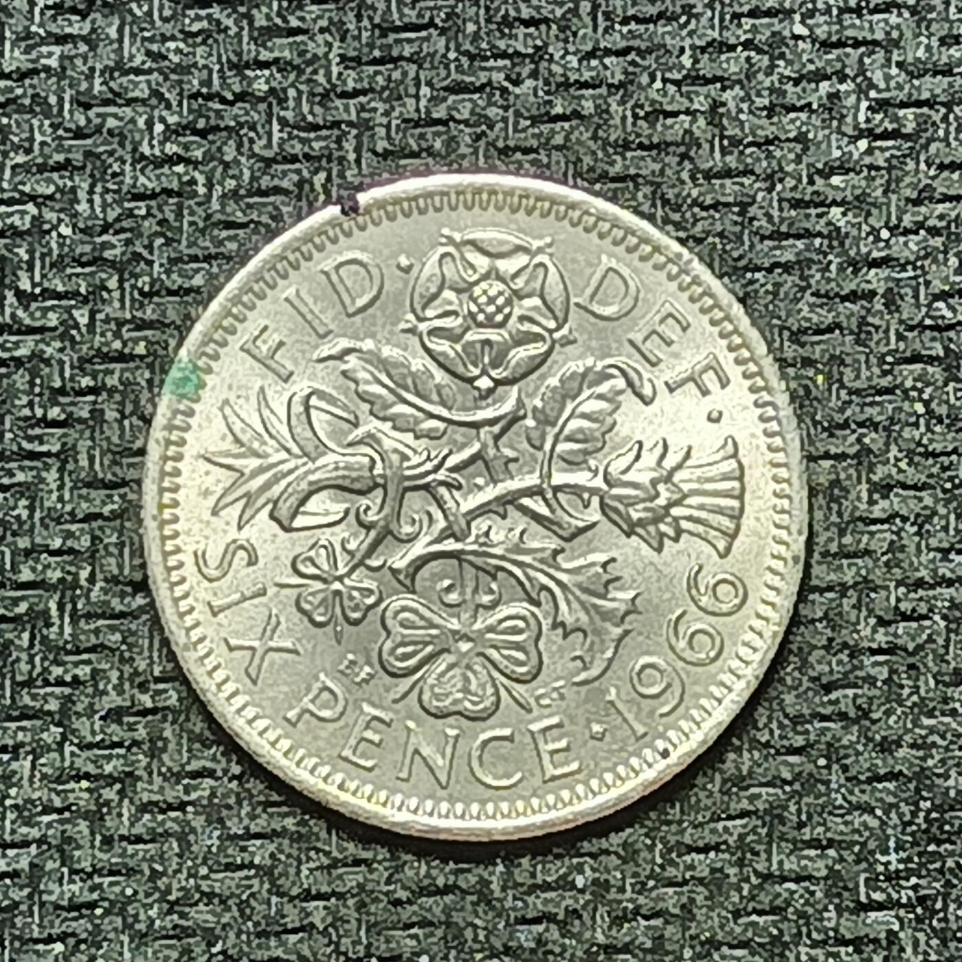 逸泉钱币2026B世界钱币纪念币纸币第八组B831-1230 1011英国6便士