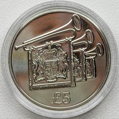 ＜星葵🌻钱币社＞散币克朗场第69期·2月3日发货 - 泽西岛2012年女王登基60周年5镑克朗型纪念币