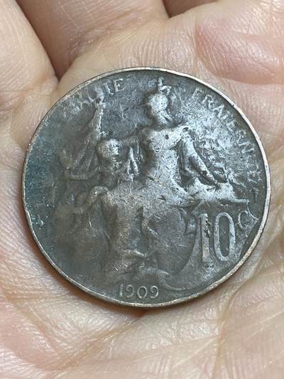 2026年第十六场(总第一百八十五场）外国好品散币场(免佣金) - 法兰西第三共和国1909年10生丁