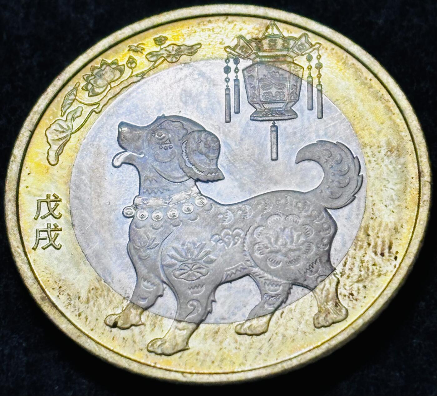 文馨钱币收藏 2026新年第五场（第 291 场）【长期接代拍品】 狗年纪念币十元