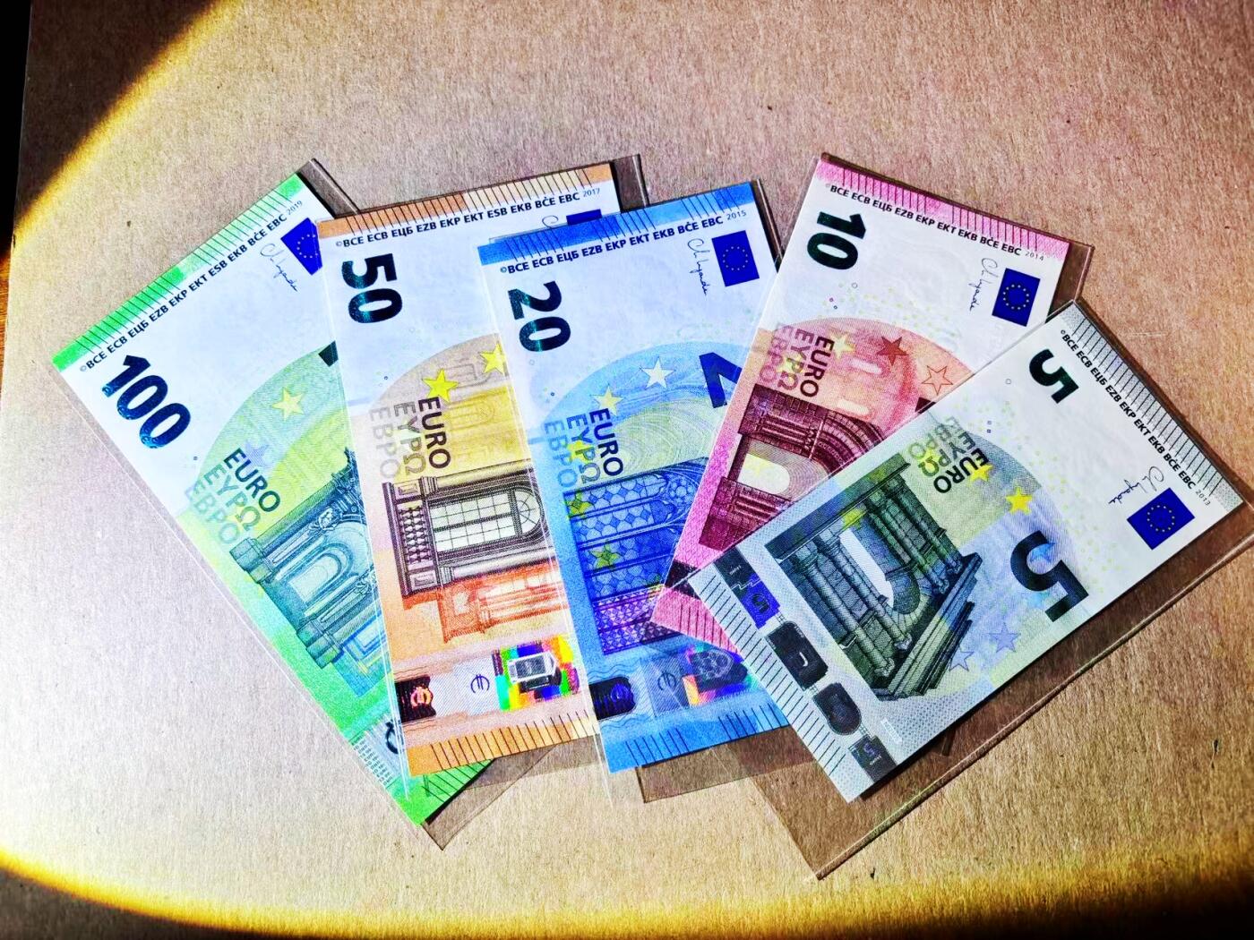 【Blue Auction】世界纸币精拍第781期——18级TOP拍卖/信誉/品质/专业/高效💫 【一组5张 含豹子号无47】欧盟 5-100欧元 全新UNC