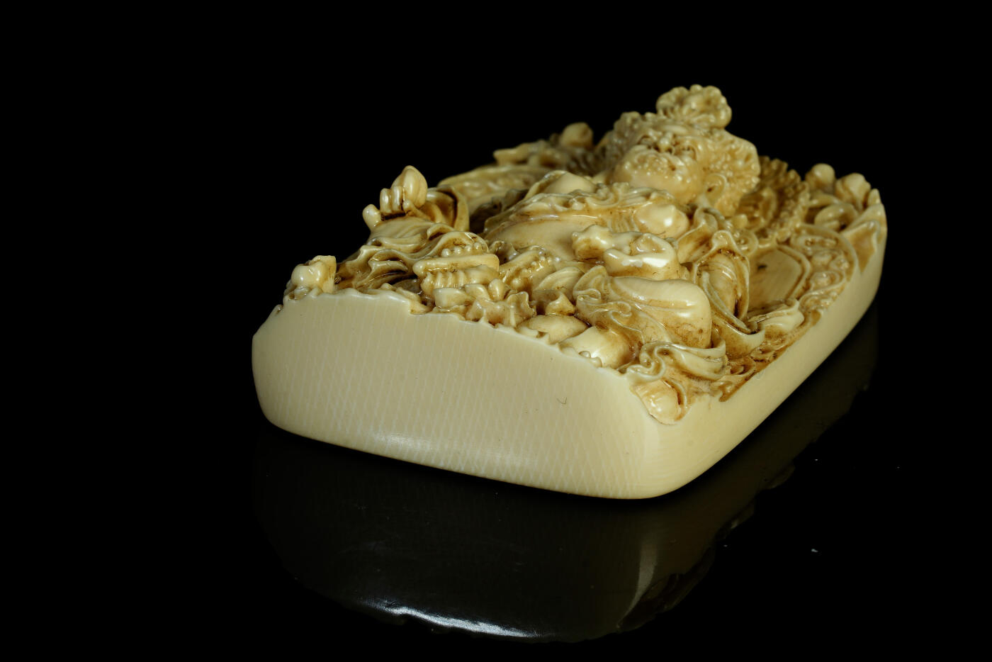 上海都达杂项专场十三（全场包邮】 90年代 老黄财神挂件