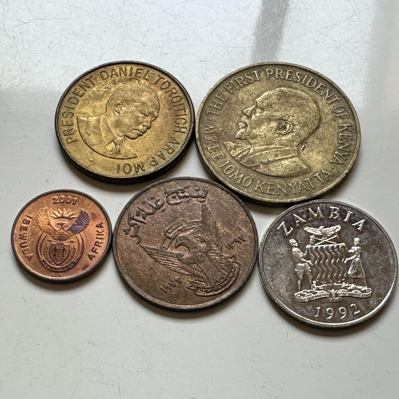 🌹外币初藏🌹🐯2026年第14场  每周二四六晚8️⃣点 接代拍 非洲散币5枚组—3