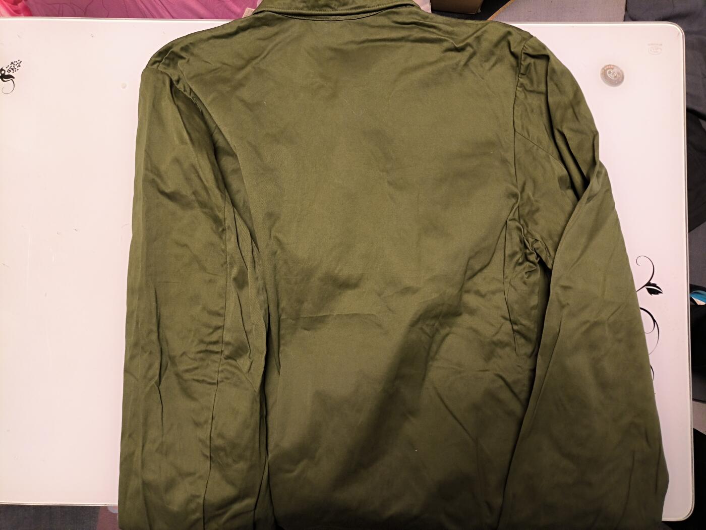 （店主清仓 大量自藏 制服徽章盛宴）罗岚⭐爱藏⭐甄选专拍第五场-分享拍场赚佣（实体经营） su-M65式陆兵棉布冬季上衣 过渡时期55版型门襟线 基本全新 2号大小适合175-180体态适中穿着