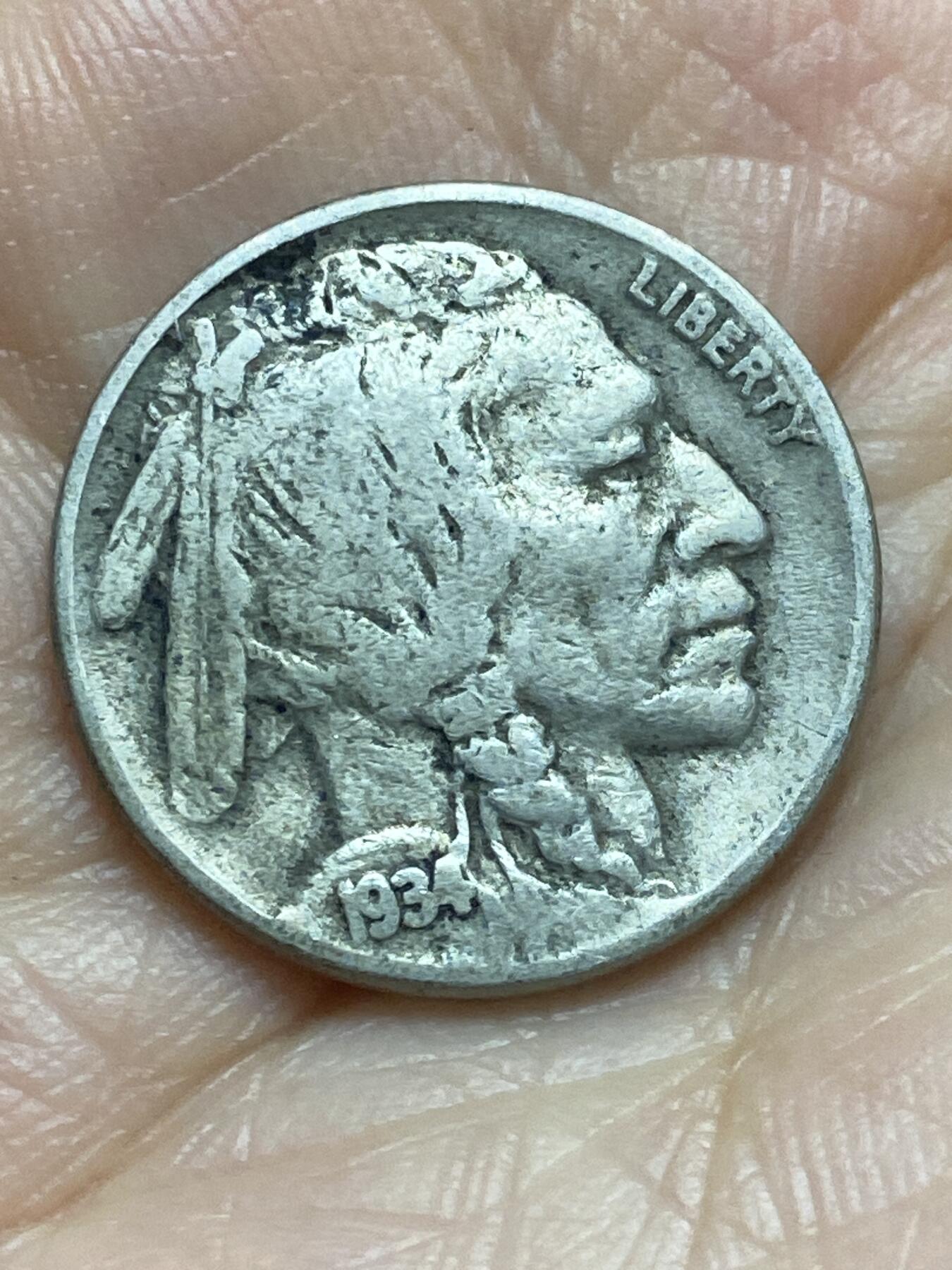 2026年第十六场(总第一百八十五场）外国好品散币场(免佣金) 美国🇺🇸1934年5分(野牛5分第二版)