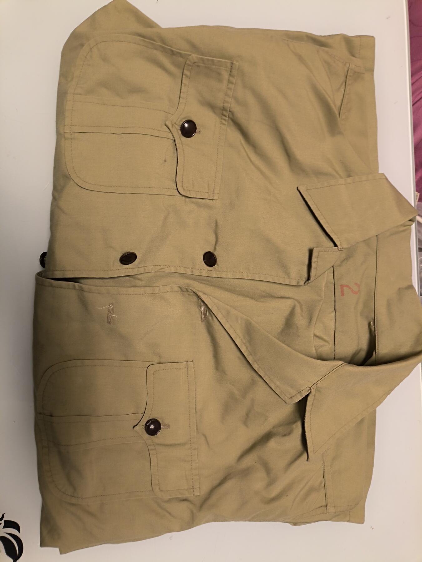 （店主清仓 大量自藏 制服徽章盛宴）罗岚⭐爱藏⭐甄选专拍第五场-分享拍场赚佣（实体经营） su-M65式棉布外穿长袖 2号尺码适合175-180体型适中者穿着  对越时期地方试制产品 基本全新