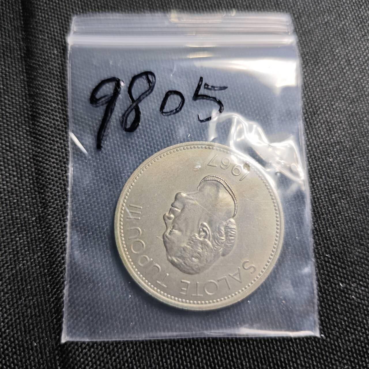 KK钱币收藏小铺  第398期 百期特拍（四拍之二） 2月预留时间 周末发货  1967汤加50分