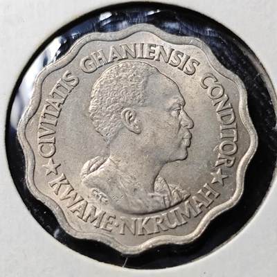 KK钱币收藏小铺  第398期 百期特拍（四拍之二） 2月预留时间 周末发货 -  1965加纳5比塞塔好品