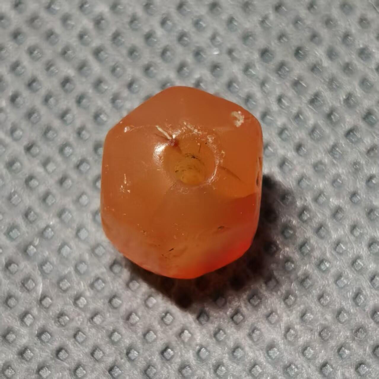 七河·世界币章矿标杂件每周小拍（总第36期）（周一结标） 藏家出品X634（128） 古老的 红玉髓多面珠 本件拍品由合作藏家负责邮寄