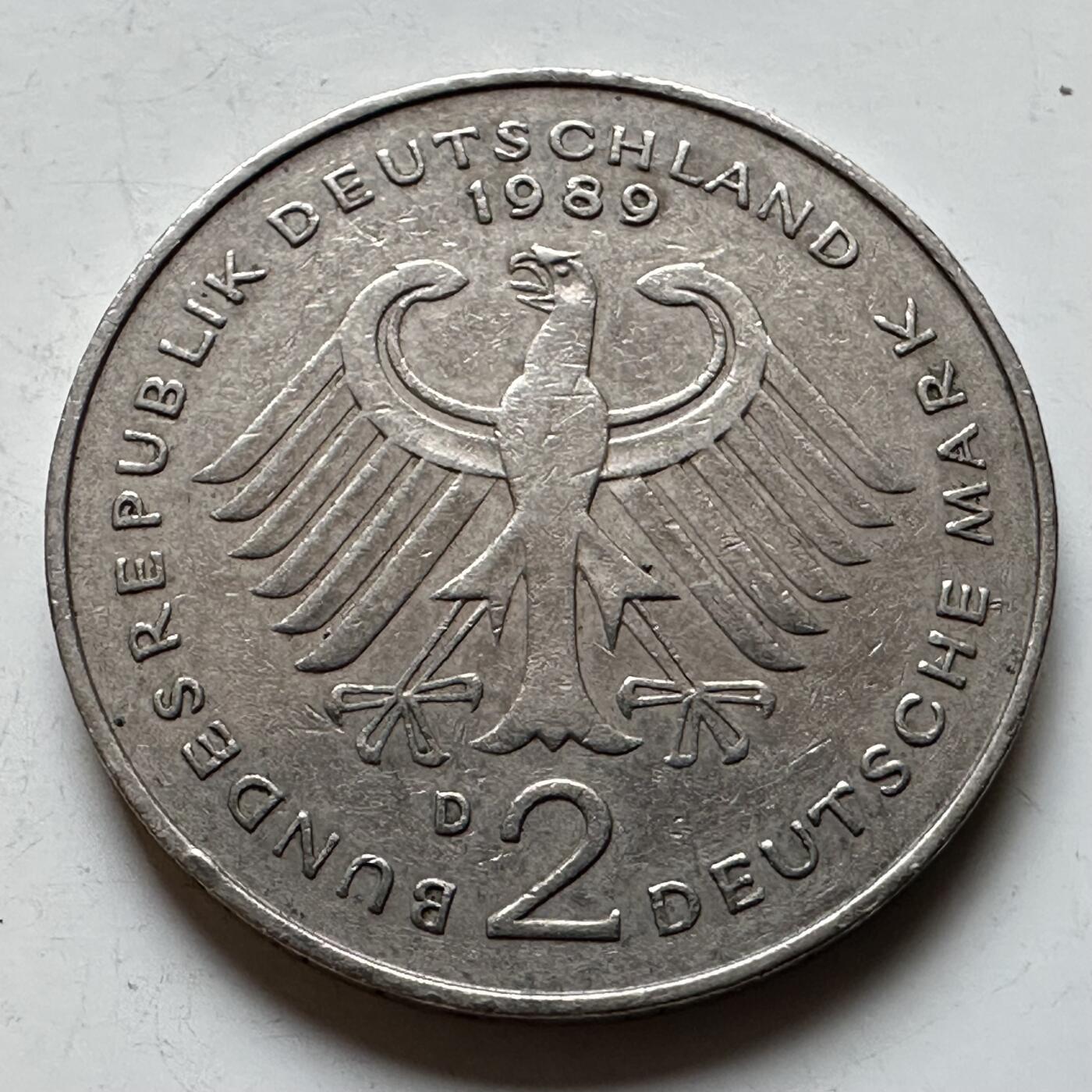 🌹外币初藏🌹🐯2026年第14场  每周二四六晚8️⃣点 接代拍 德国1989年2马克