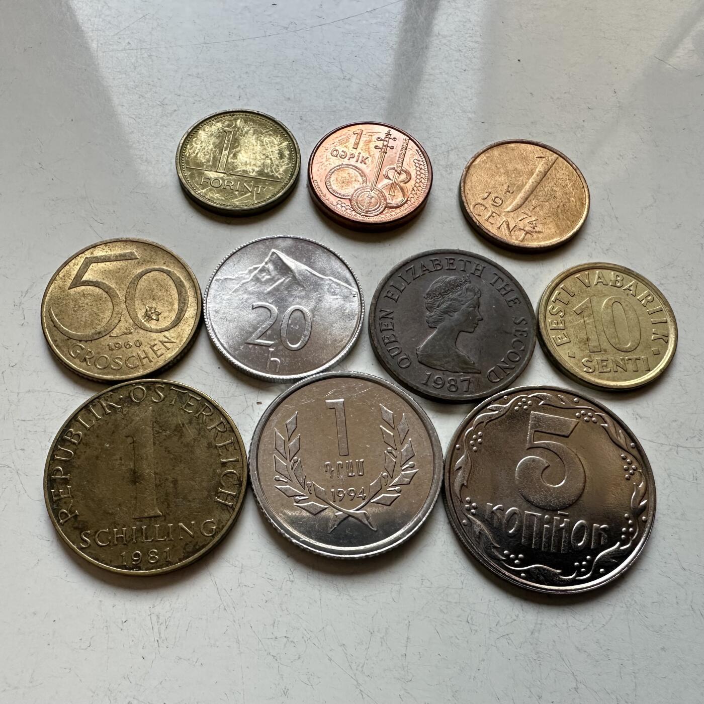 🌹外币初藏🌹🐯2026年第14场  每周二四六晚8️⃣点 接代拍 欧洲散币10枚—3