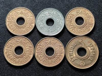 KK钱币收藏小铺  第398期 百期特拍（四拍之二） 2月预留时间 周末发货 -  泰国萨当铜币锌币一组25枚 都是好品！