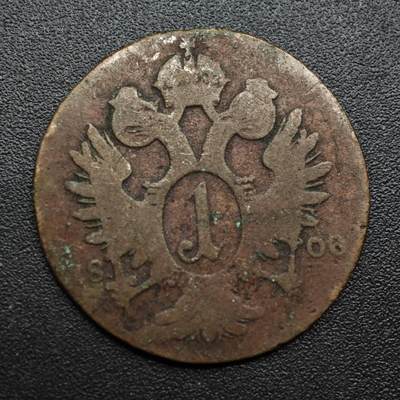 【淘币小摊】限时拍第八百六十拍  老铜币场  满百包邮可预留两周  周一统一发货  - 奥地利1800年1克鲁泽铜币