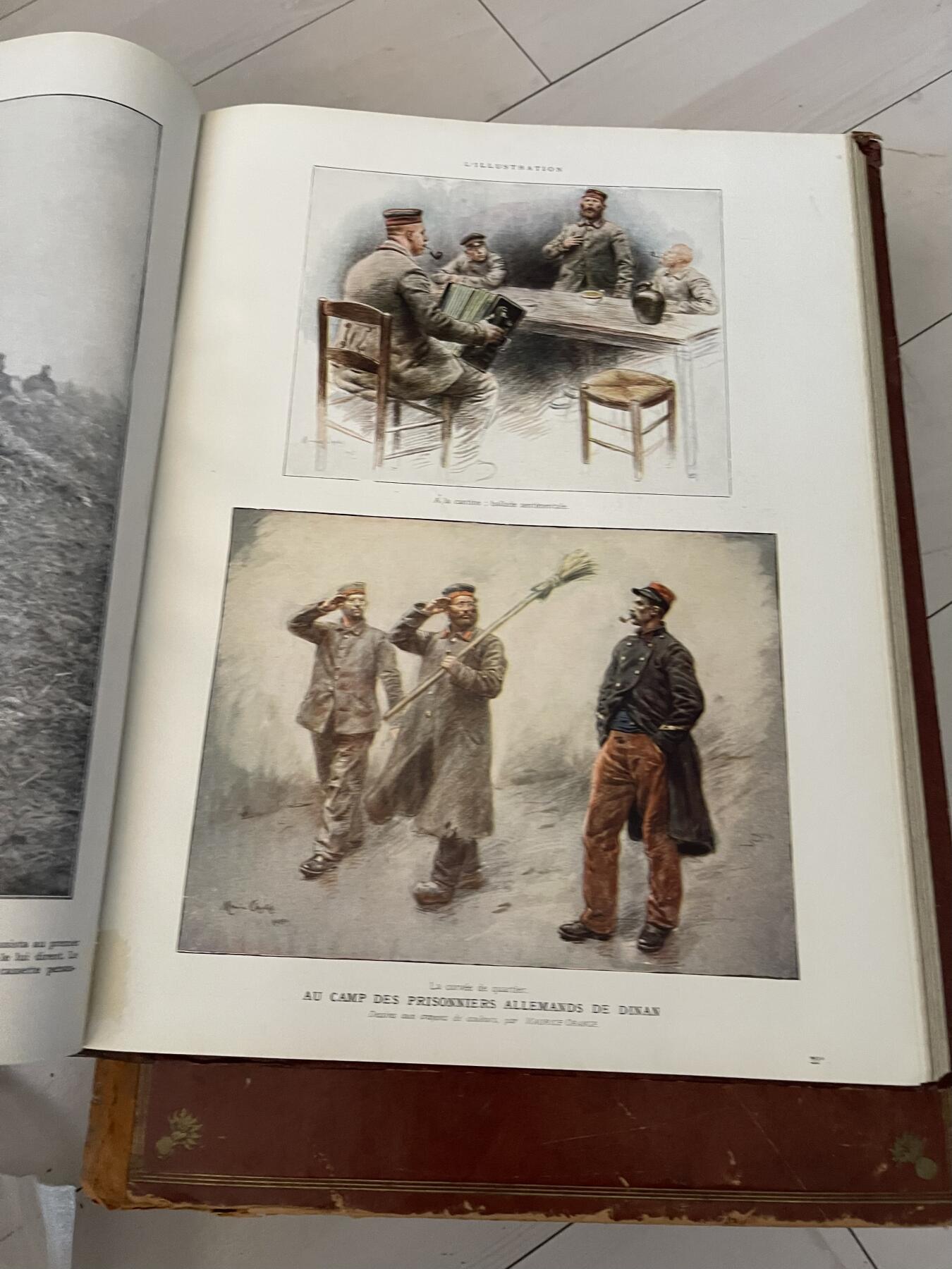 三本1922和1926年出版法国一战纪念画册图片书一本500第一次世界大战（可交换朝鲜章）