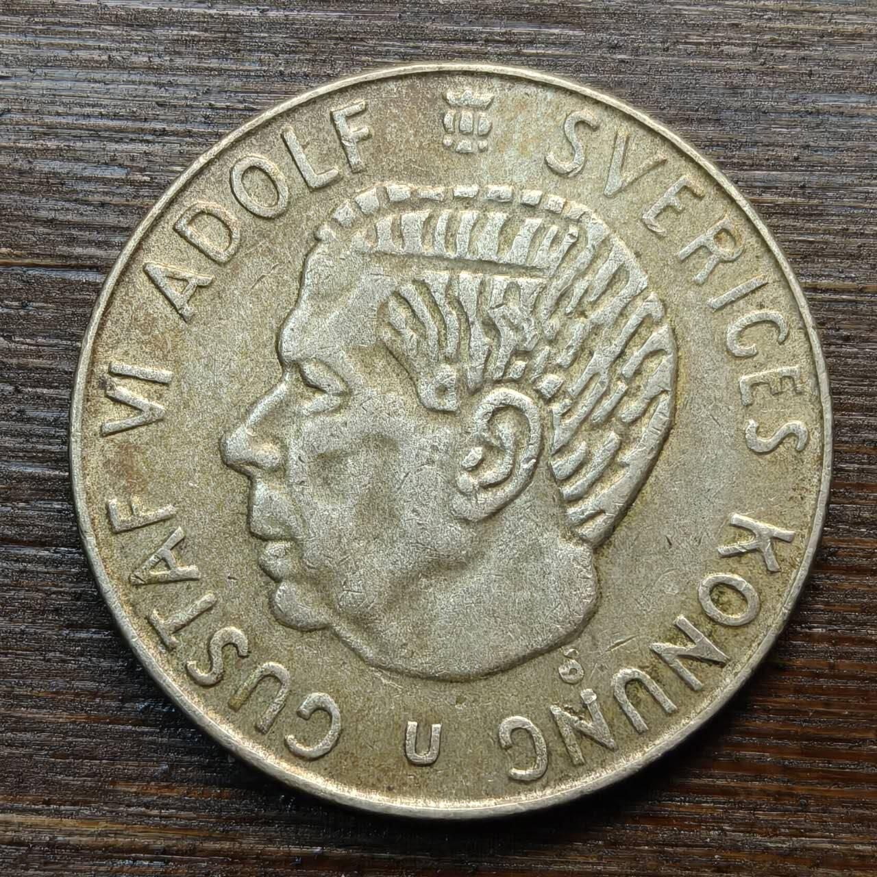 【春节前最后一拍，下一场3.3号】★第139加场★银币专场 不寄存，200包邮。不满200元，支付5元运费。《接受代拍 代送NGC评级》 44【无寄存】瑞典 1965年 1克朗 银币