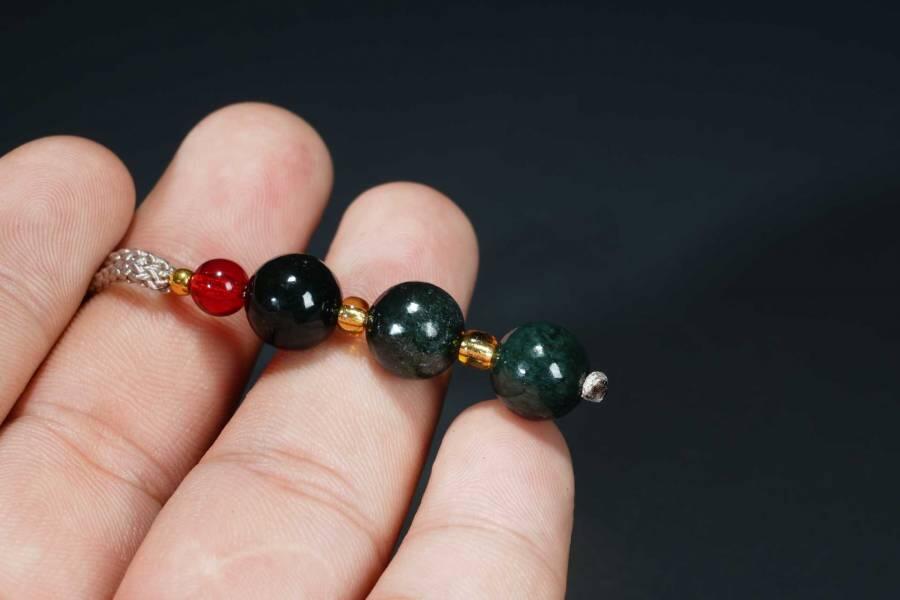 上海都达杂项专场十八（全场包邮） 天然和田玉青玉三生三世吊坠挂件 附鉴定证书