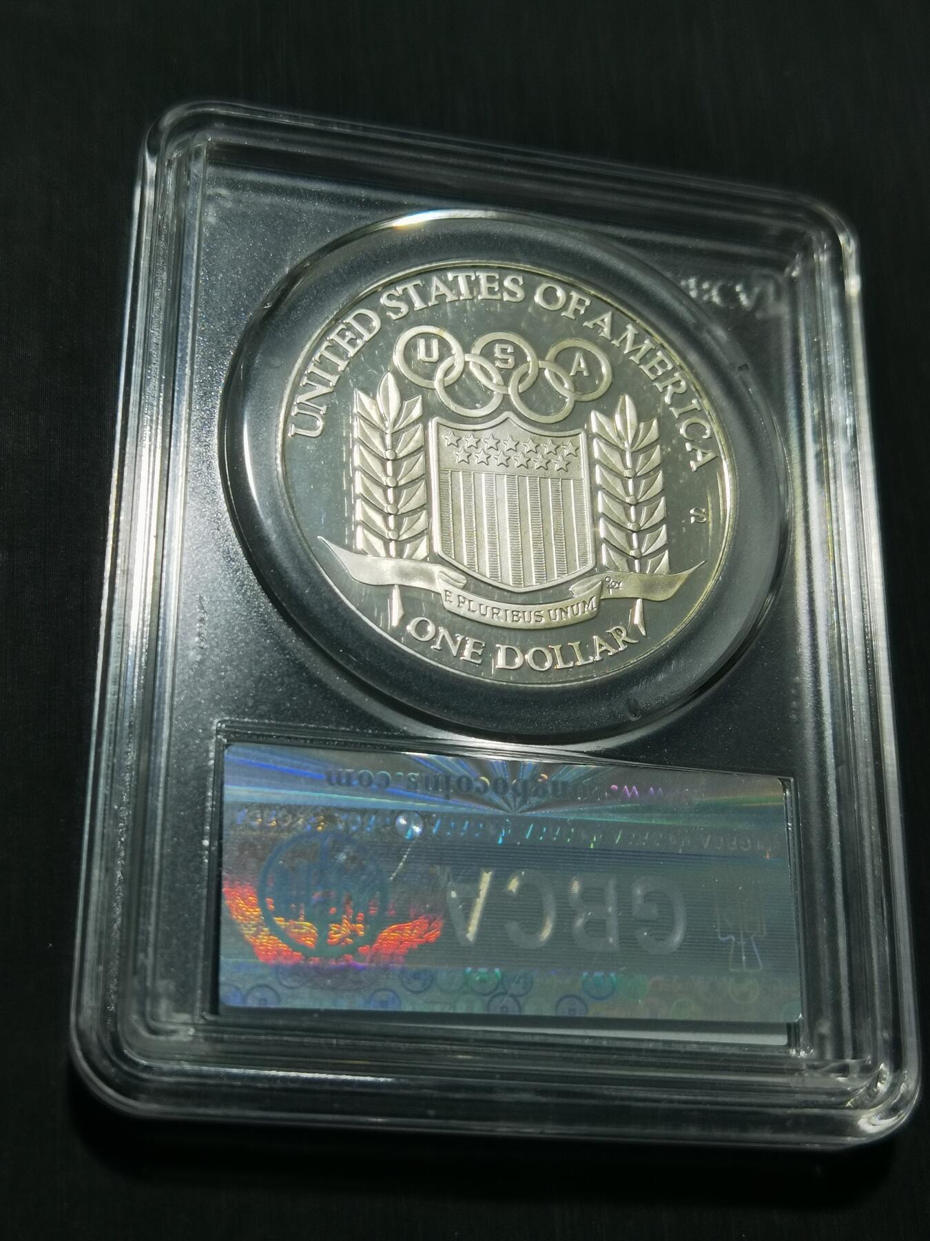 天下钱庄专场欢迎参拍 美国奥运会银币