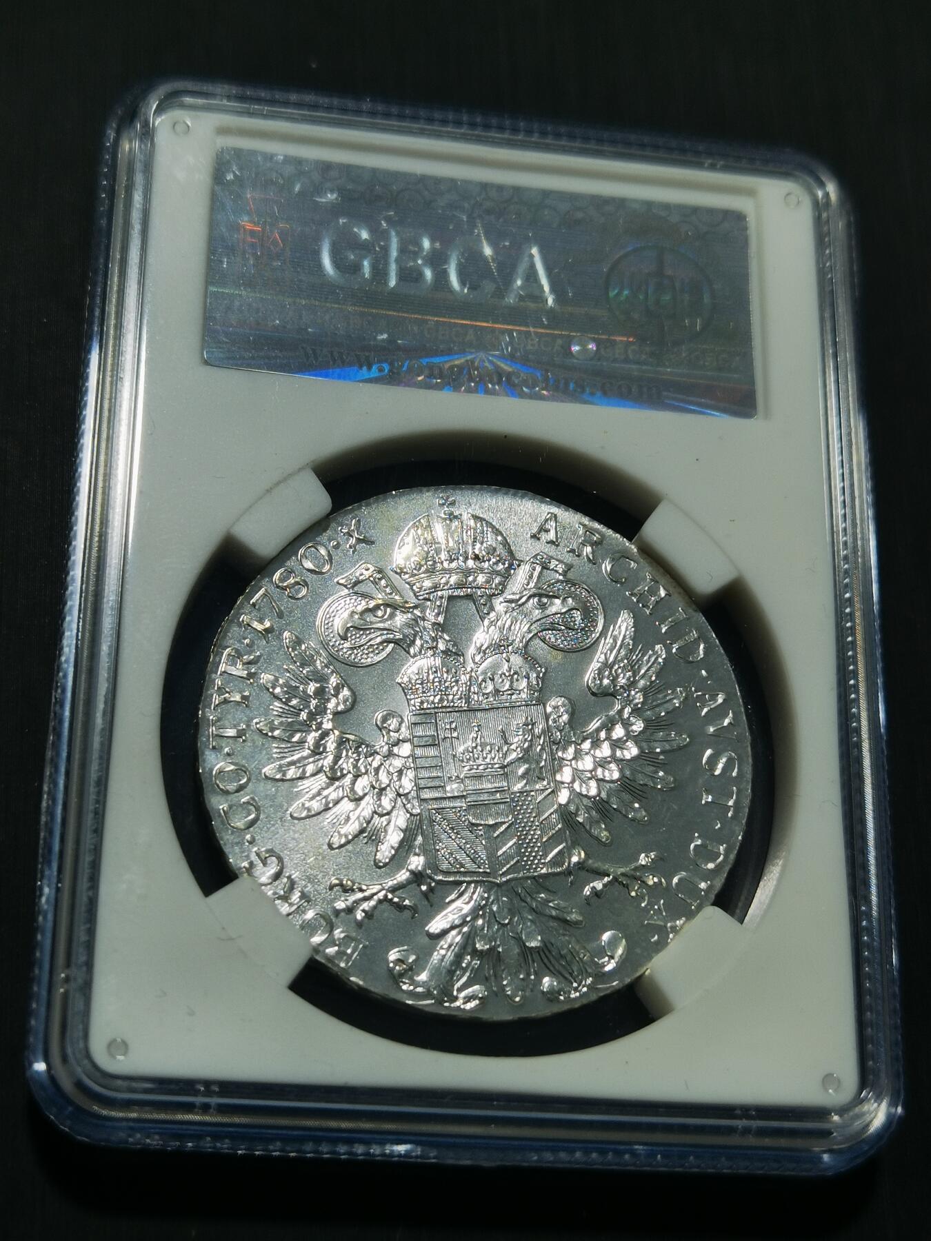 天下钱庄专场欢迎参拍 奥匈帝国大奶妈银币，官方后铸