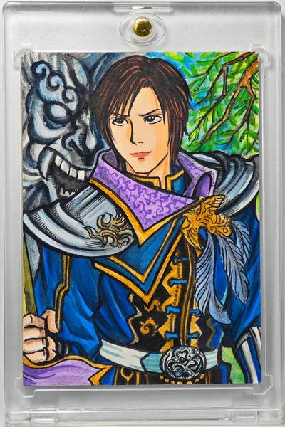 白泽拍卖卡牌手绘专场第32期（愿得长如此 年年物侯新） - 2025 昆仑万象手绘卡 无双曹丕  刘欣绘 卡砖封装