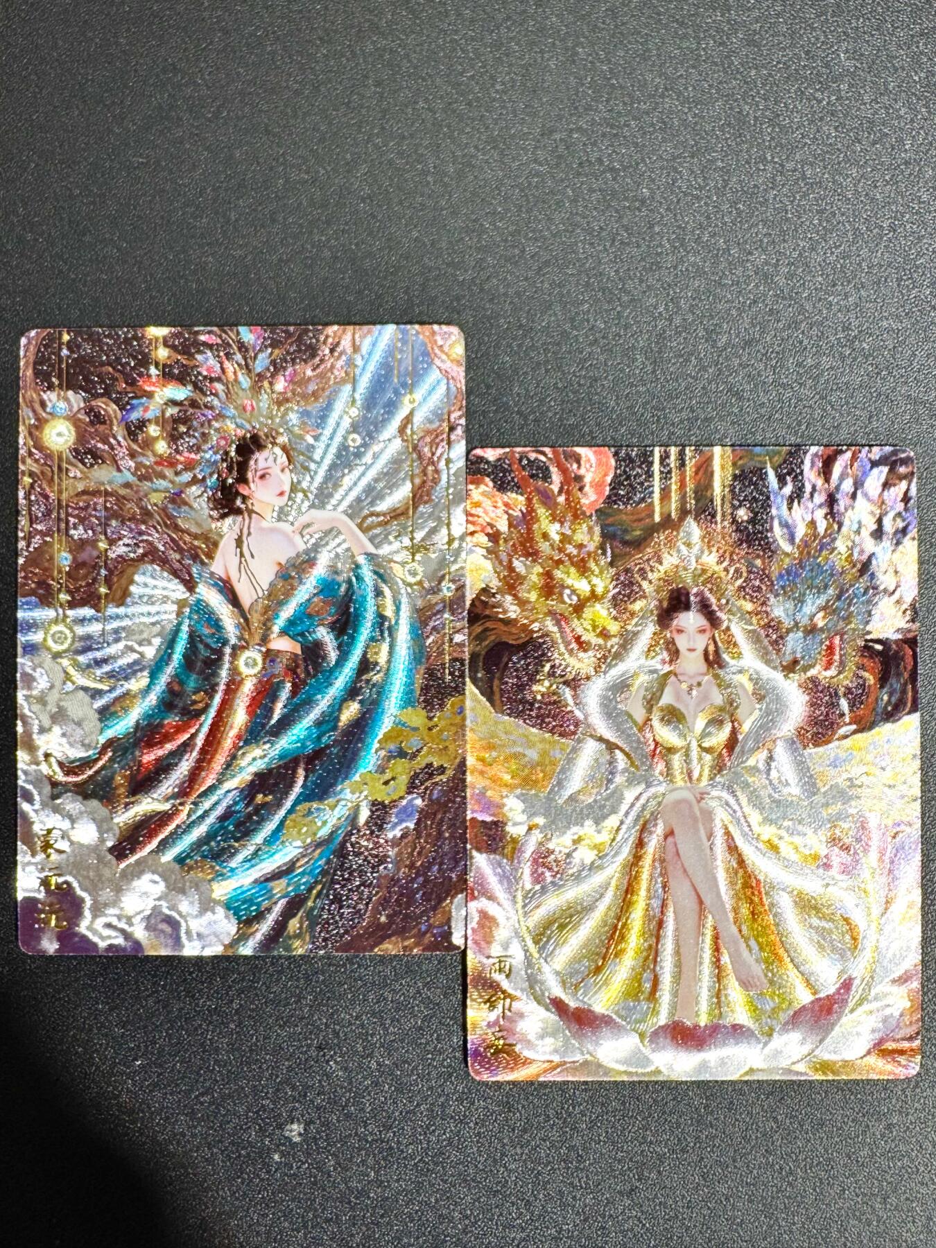 NO.23 好又多金牌大场，年前倒数第2期！每周一站式配齐，方便凑单！（周6晚8点截拍，卖家送拍0抽成！） 奇点卡牌 霁月绘大荒魔女 雨师妾＋蒙沅沅 粗闪一对